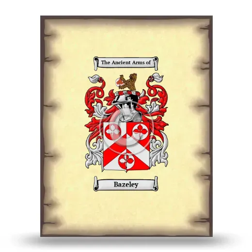 Bazeley Coat of Arms Print