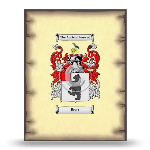 Bear Coat of Arms Print