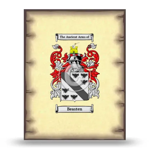 Beasten Coat of Arms Print