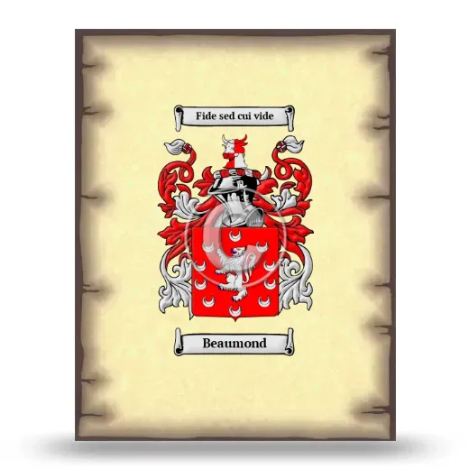 Beaumond Coat of Arms Print