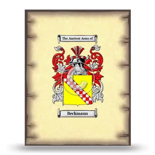 Beckmann Coat of Arms Print