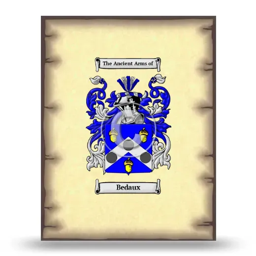 Bedaux Coat of Arms Print