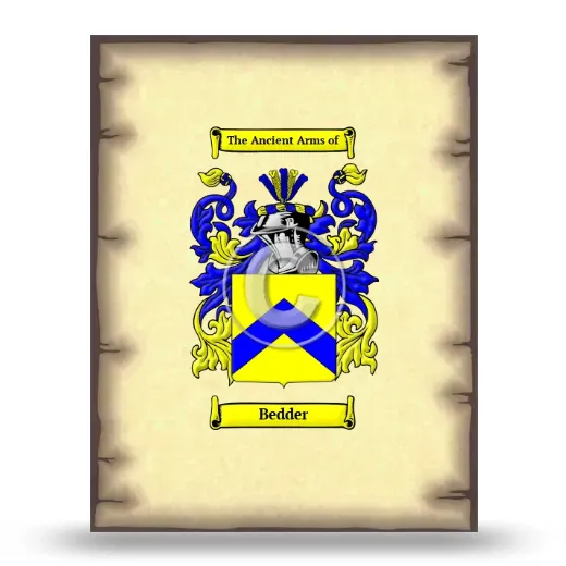 Bedder Coat of Arms Print