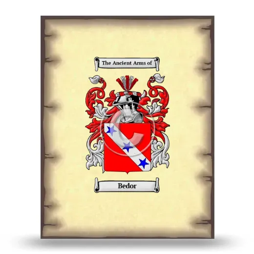 Bedor Coat of Arms Print