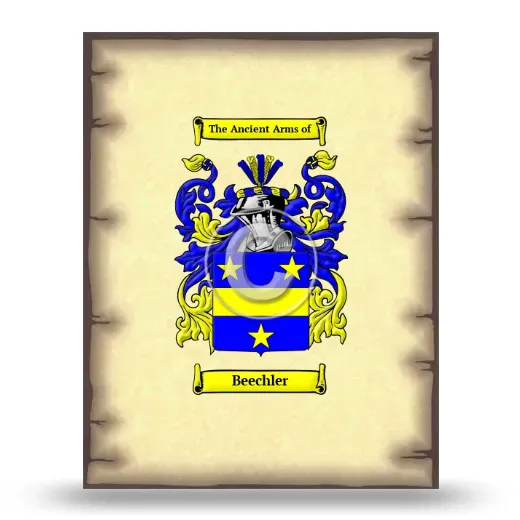 Beechler Coat of Arms Print