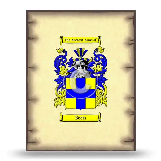 Beets Coat of Arms Print