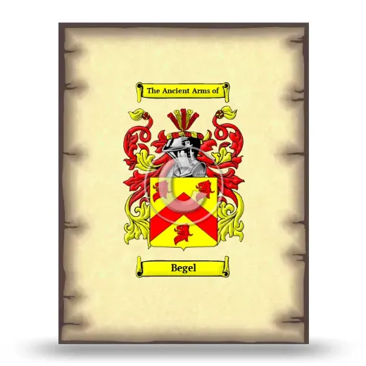 Begel Coat of Arms Print