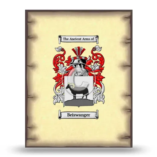 Beiswanger Coat of Arms Print