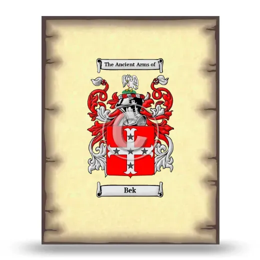 Bek Coat of Arms Print