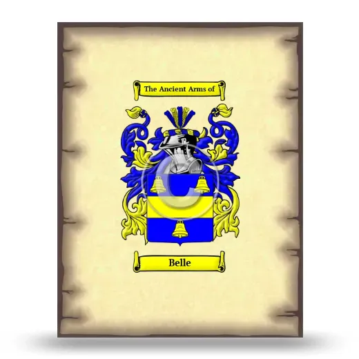 Belle Coat of Arms Print
