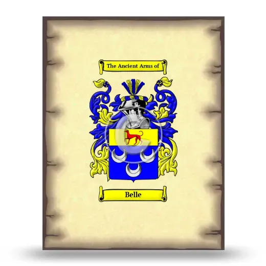 Belle Coat of Arms Print