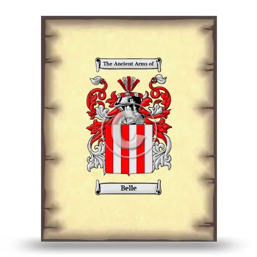 Belle Coat of Arms Print