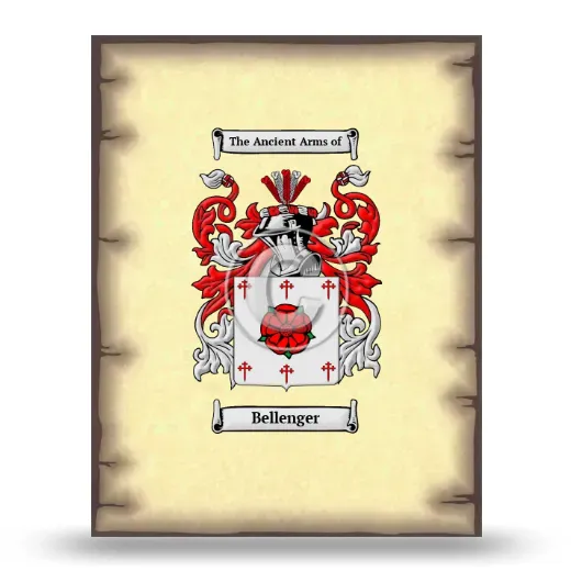 Bellenger Coat of Arms Print