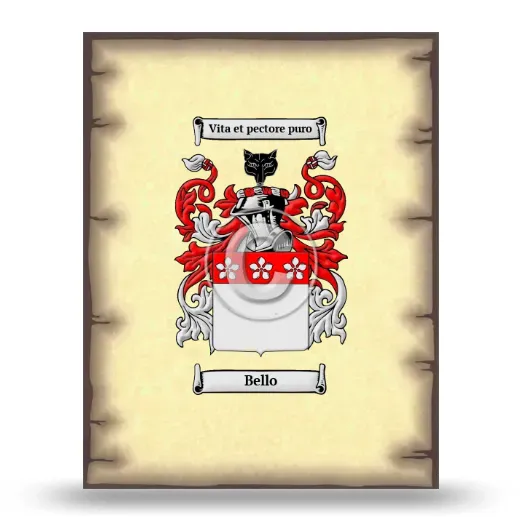 Bello Coat of Arms Print
