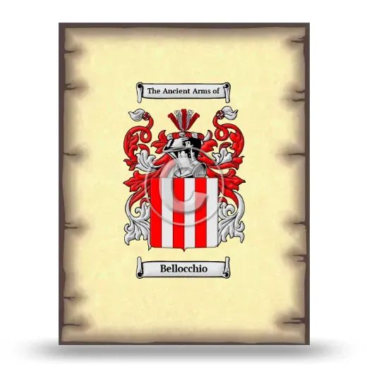 Bellocchio Coat of Arms Print