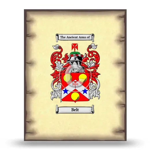 Belt Coat of Arms Print