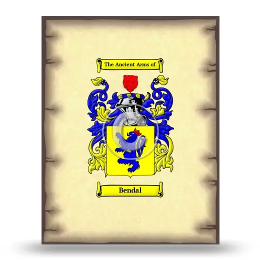 Bendal Coat of Arms Print