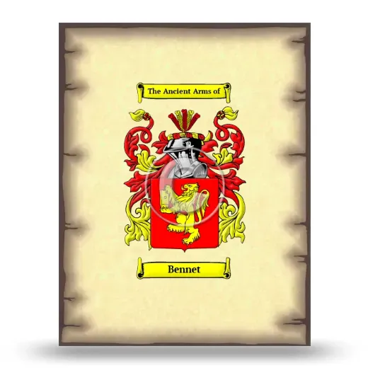Bennet Coat of Arms Print