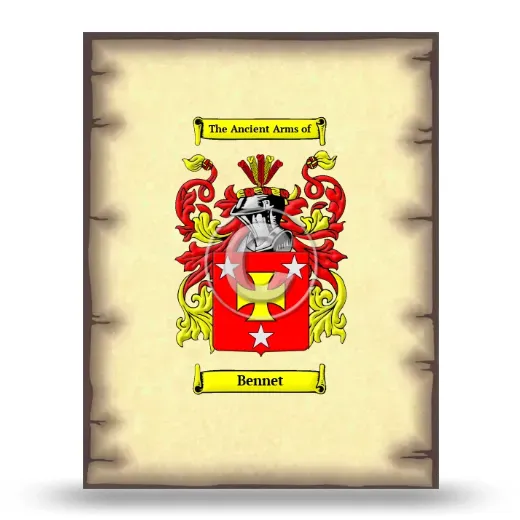 Bennet Coat of Arms Print