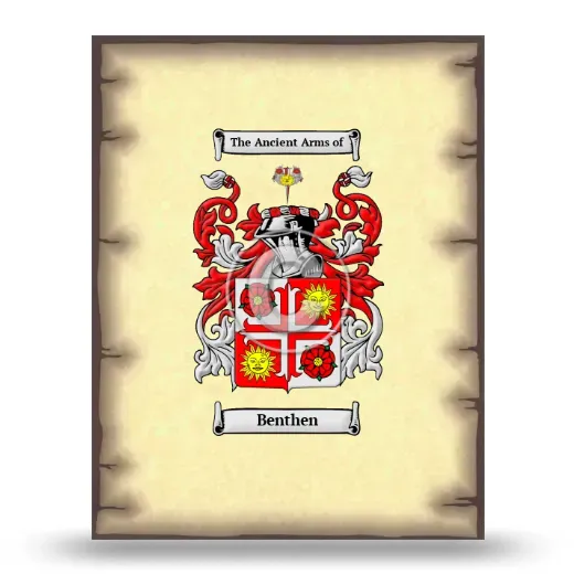 Benthen Coat of Arms Print