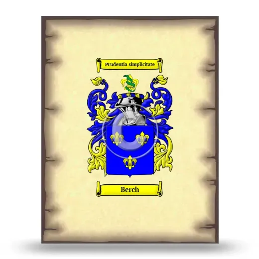 Berch Coat of Arms Print