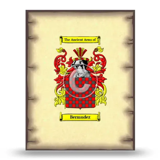 Bermudez Coat of Arms Print