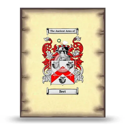 Bert Coat of Arms Print