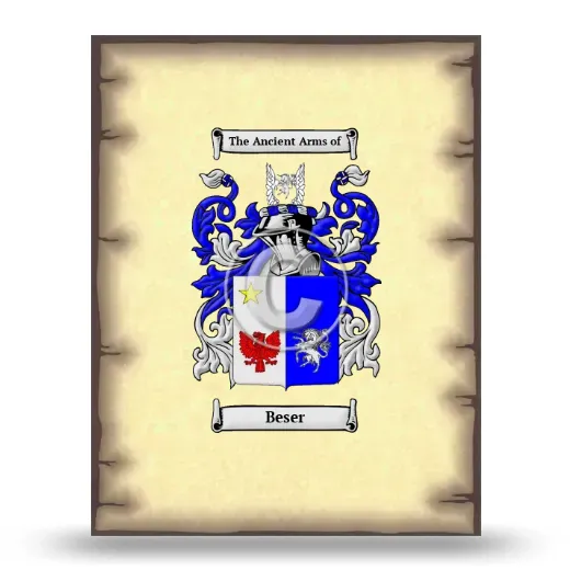 Beser Coat of Arms Print