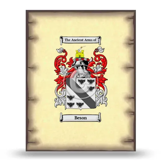 Beson Coat of Arms Print