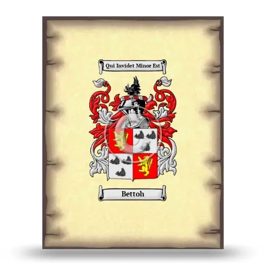 Bettoh Coat of Arms Print