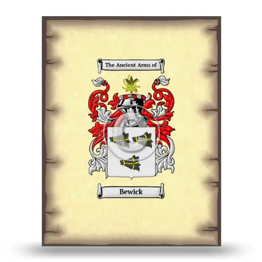 Bewick Coat of Arms Print