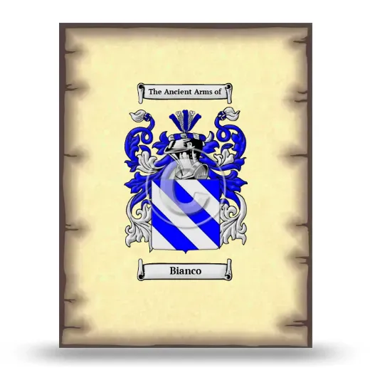 Bianco Coat of Arms Print