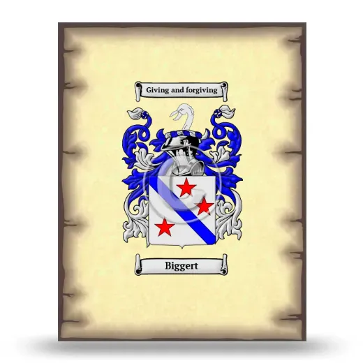 Biggert Coat of Arms Print