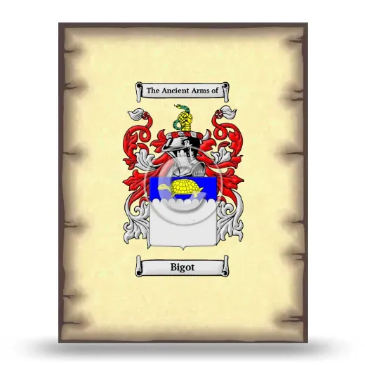 Bigot Coat of Arms Print