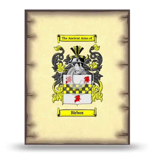 Birbox Coat of Arms Print