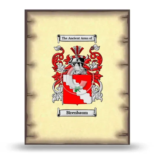 Birenbaum Coat of Arms Print