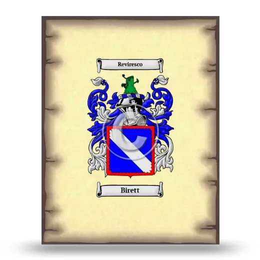 Birett Coat of Arms Print