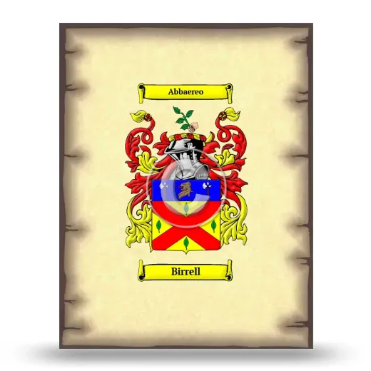 Birrell Coat of Arms Print