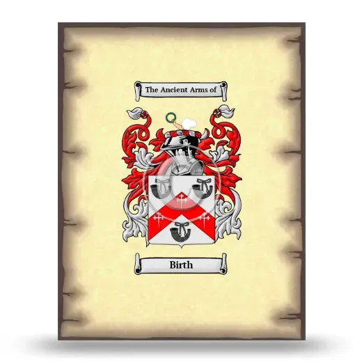 Birth Coat of Arms Print