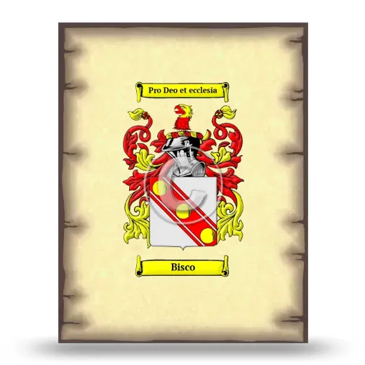 Bisco Coat of Arms Print
