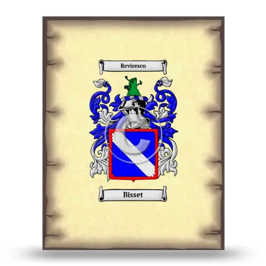 Bisset Coat of Arms Print