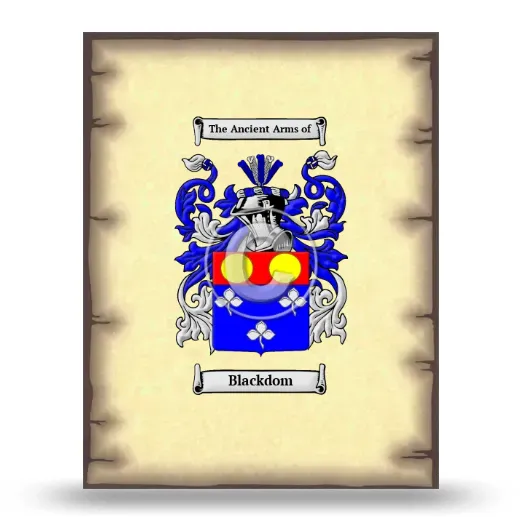 Blackdom Coat of Arms Print