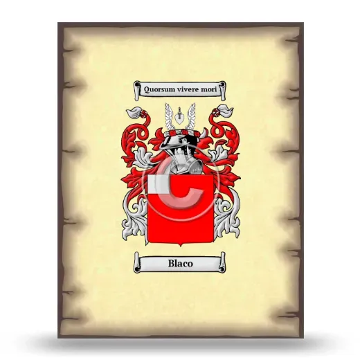 Blaco Coat of Arms Print