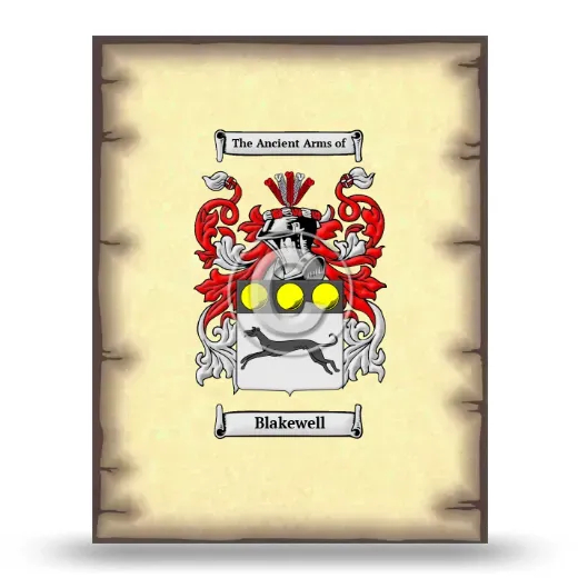 Blakewell Coat of Arms Print