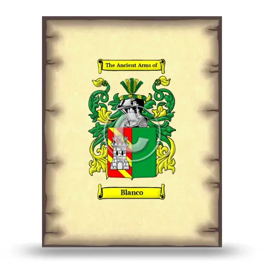 Blanco Coat of Arms Print