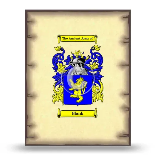 Blank Coat of Arms Print