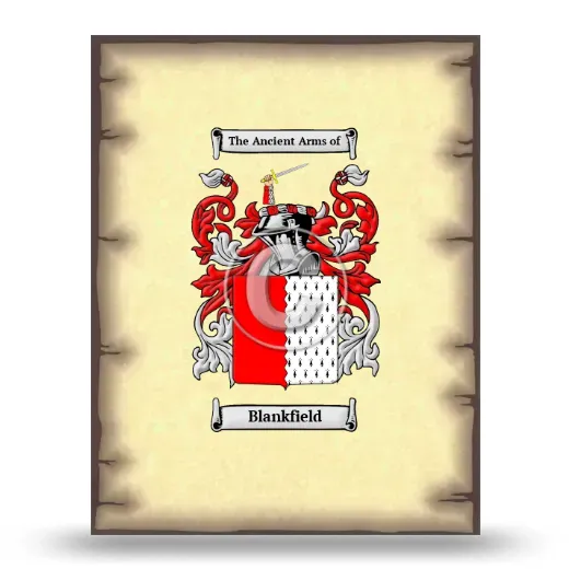 Blankfield Coat of Arms Print