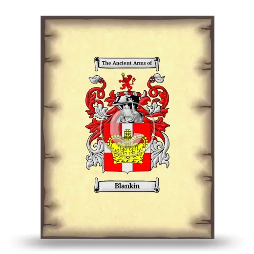 Blankin Coat of Arms Print