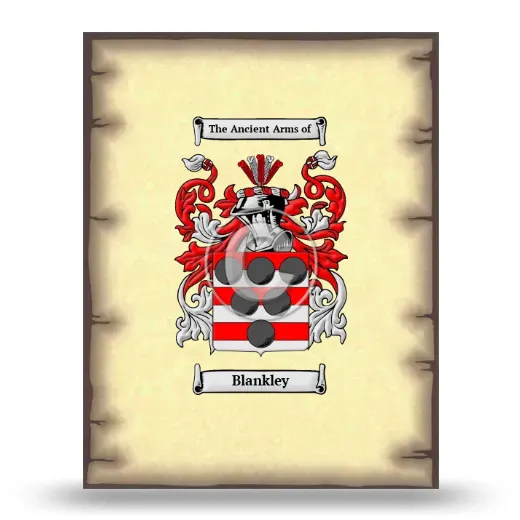 Blankley Coat of Arms Print