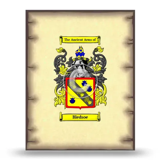 Bledsoe Coat of Arms Print